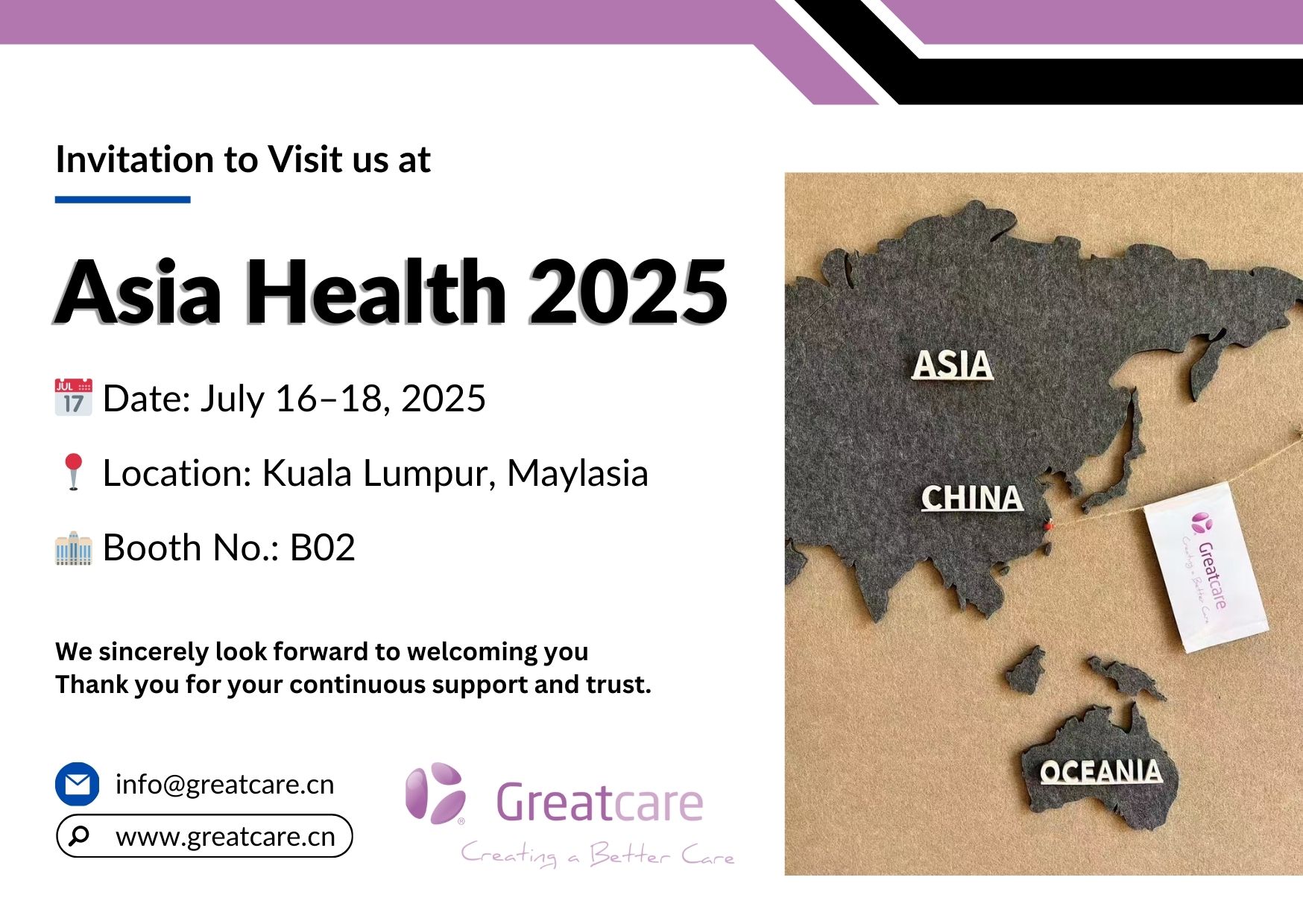 Unisciti a noi in Asia Health 2025